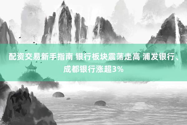 配资交易新手指南 银行板块震荡走高 浦发银行、成都银行涨超3%